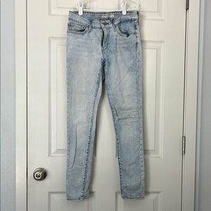 Levi's Light Blue 711 Skinny Jeans